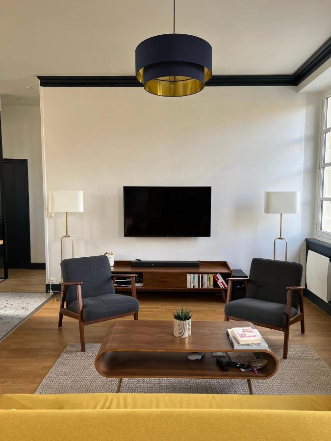 Bright Apt 70M2 In Bayeux Historic Center W Pkg Eksteriør bilde