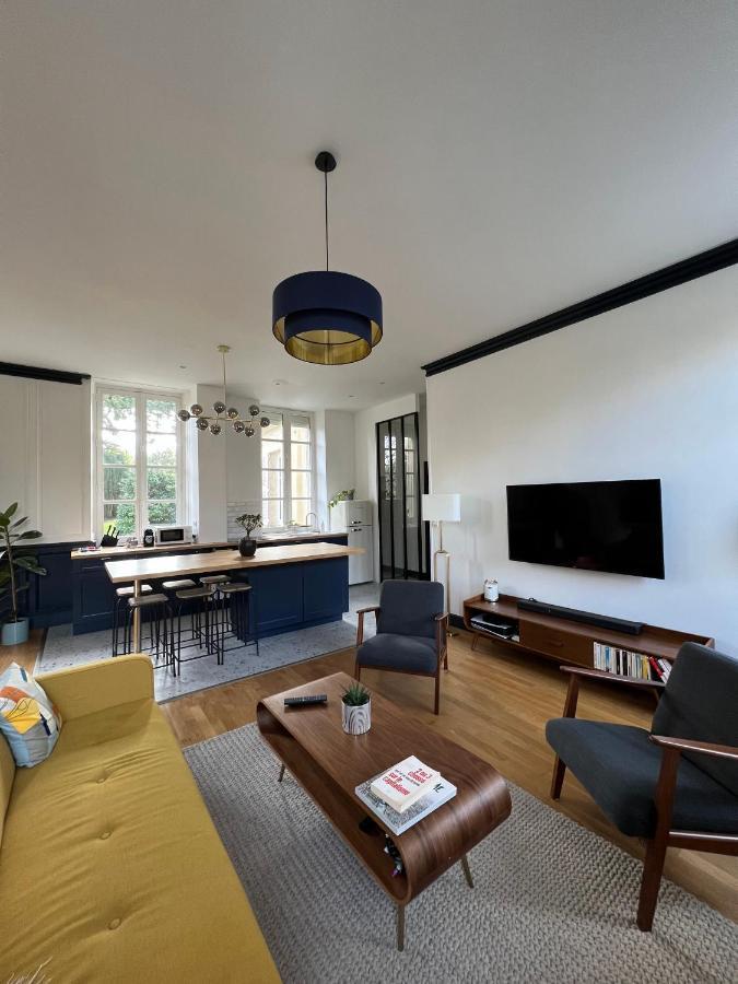 Bright Apt 70M2 In Bayeux Historic Center W Pkg Eksteriør bilde